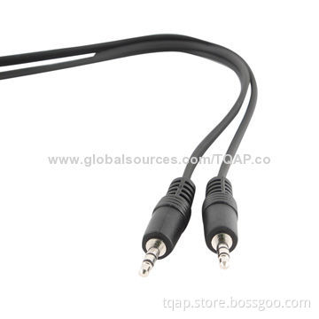 Audio Cable with Two 3.5mm Stereo Connectors, 5m